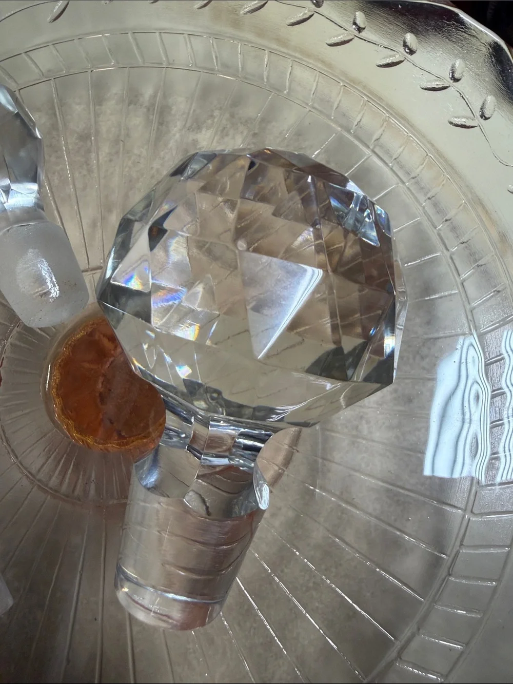 Lot of Vintage Clear Crystal Stoppers